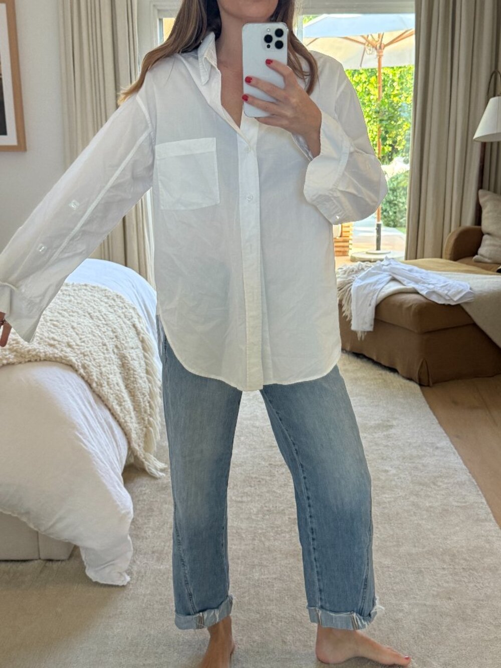 Citizen of Humanity White Button Down